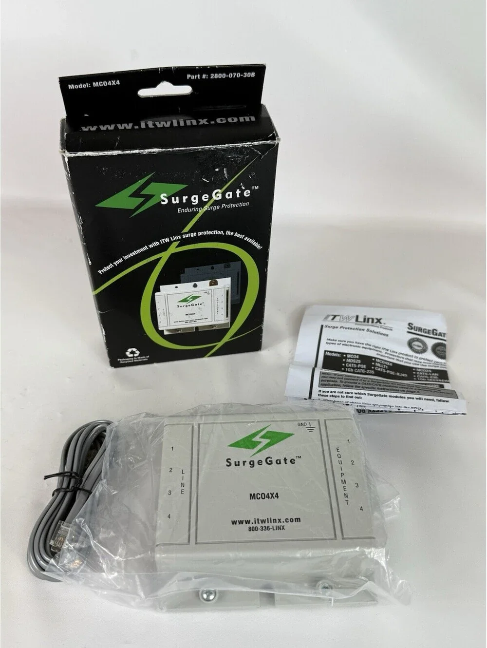 SurgeGate MC04X4 Signal Line 8 Wire Protection Module